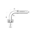 DKOL Pressnippel 90° für Hydraulikschläuche DN19 (20) 1SN/2SN, M30x2