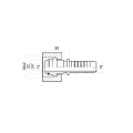 DKOL Pressnippel gerade für Hydraulikschläuche DN19 (20) 1SN/2SN, M30x2
