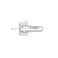 DKOL Pressnippel gerade für Hydraulikschläuche DN6 1SN/2SN, M12x1