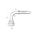 DKR 90° Pressnippel DN6 1SN/2SN 3/8" BSP