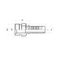 AGR Pressnippel gerade DN10 1SN/2SN 3/8" BSP