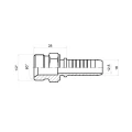 AGR Pressnippel gerade DN16 1SN/2SN 1/2" BSP