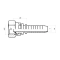 DKR Pressnippel gerade DN10 1SN/2SN 1/2" BSP