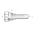 DKR Pressnippel gerade DN8 1SN/2SN 1/2" BSP