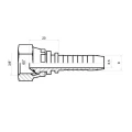 DKR Pressnippel gerade DN8 1SN/2SN 3/8" BSP