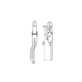 Exzenterverschluss links für Anhänger 280×40 mm - Schema