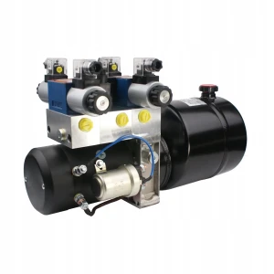 Hydraulikaggregat 1xDW 1xDW mit Schwimmstellung 12V, Motorleistung - 1,6kW, Pumpe - 2,5ccm, Nenndruck - 115bar, mit Öltank