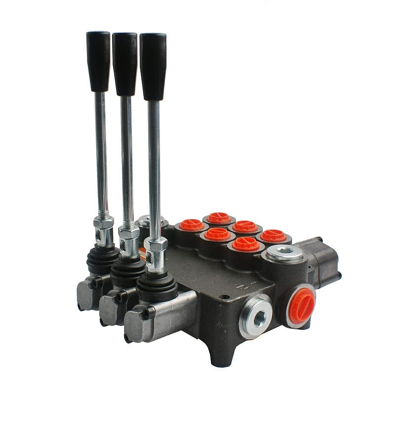 Handsteuerventil 80L 3-fach 2xdoppeltwirkend 1x doppeltwirkend mit Schwimmstellung