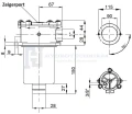 Rücklauffilter 70l/min RFM025CV1BB5 SOFIMA - Schema