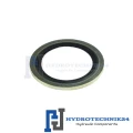 Dichtring für Verschraubungen 21.6x28x2 - 1/2"