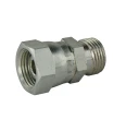 Gerade Verbindung mit einer Überwurfmutter M22x1,5 - M18x1,5