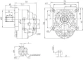 Hydraulikpumpe, Zahnradpumpe NSZ50, Fördervolumen: 50ccm/U, Drehrichtung links