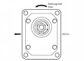 Hydraulikpumpe, Zahnradpumpe NSZ50, Fördervolumen: 50ccm/U, Drehrichtung links