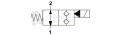 Sitzventil 2/2-Wege Innengewinde: 3/8" Max. Durchfluß: 40L/min Max. Betriebsdruck: 300bar Spannung: 230V offene Stellung TD4